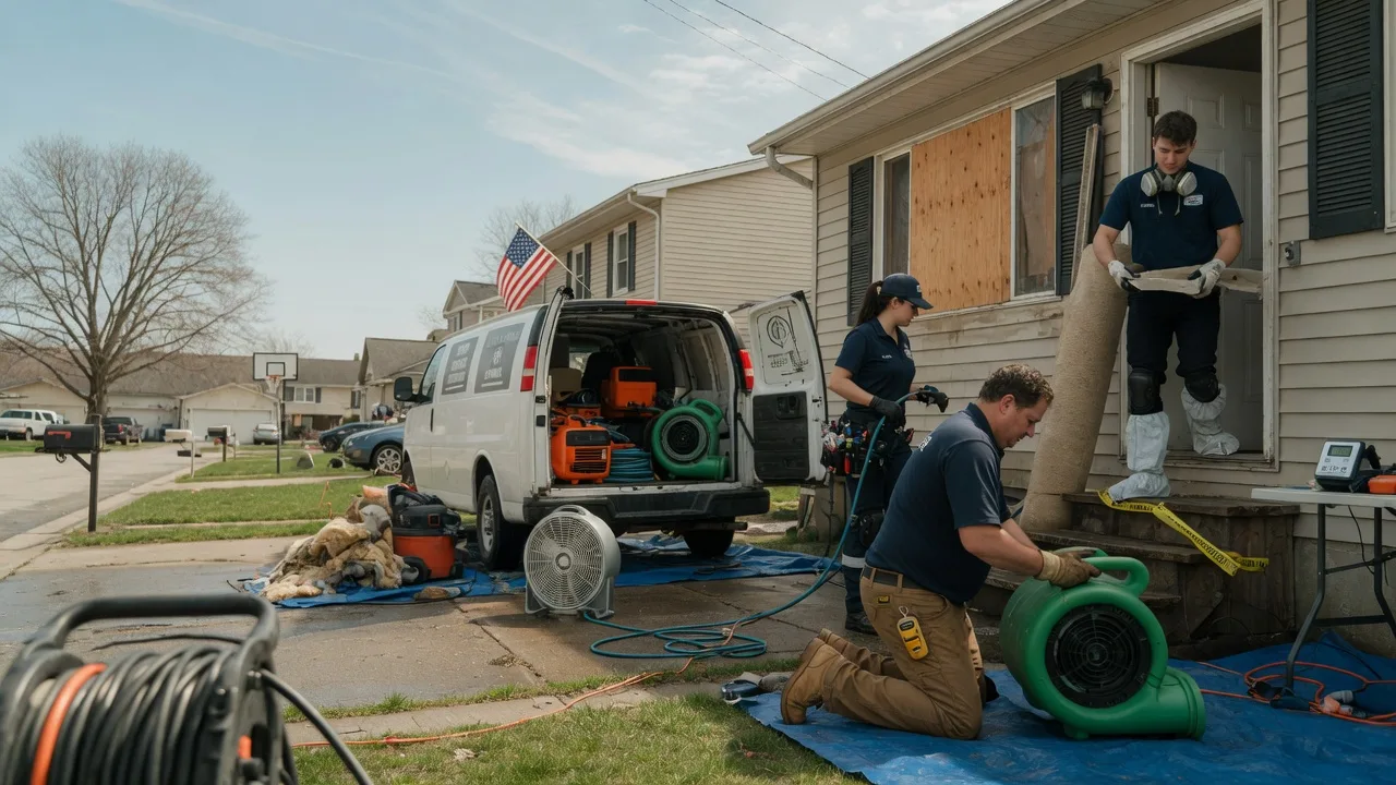 Water Damage Restoration in Bucks, AL near me